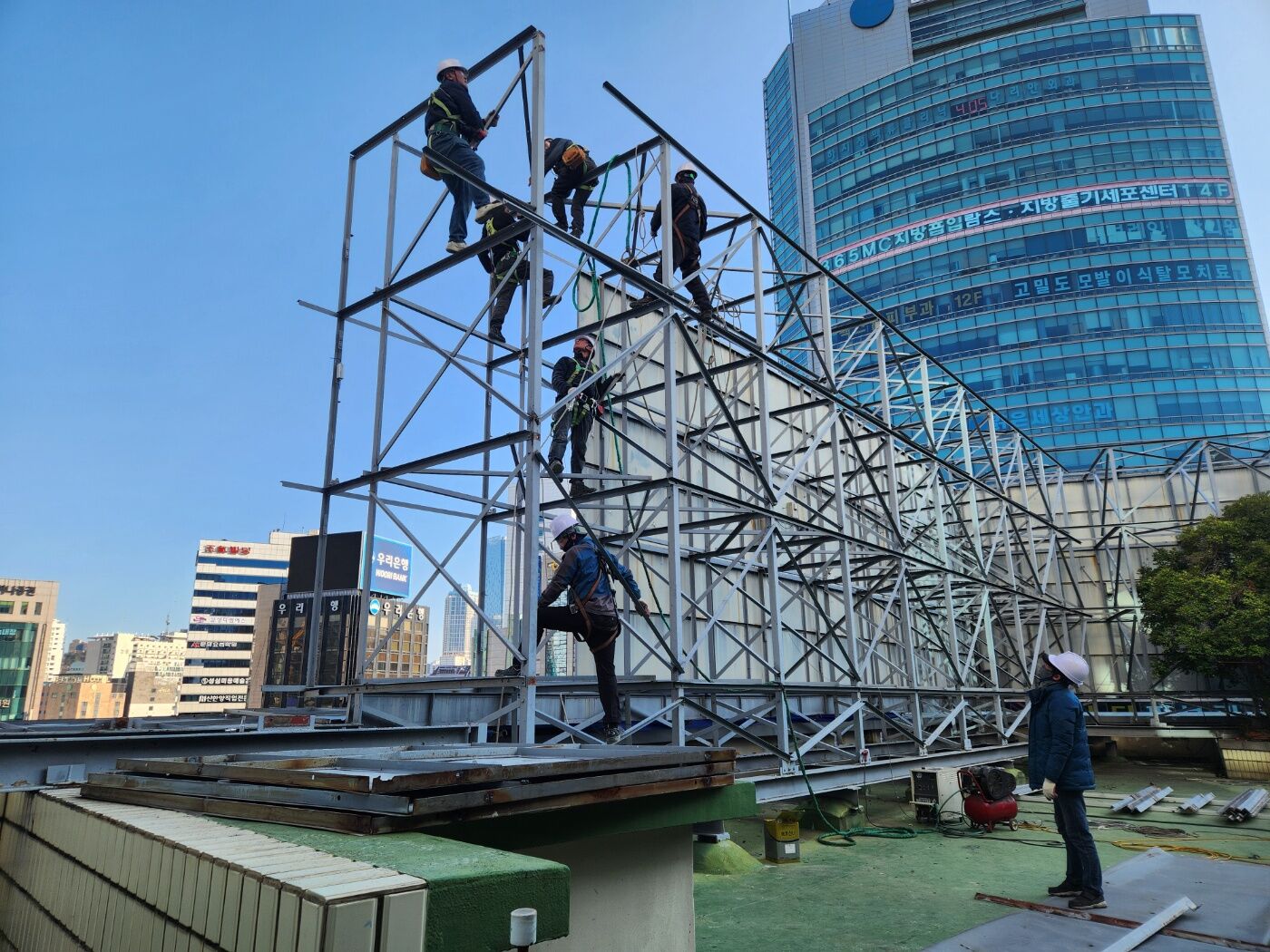 LED 전광판 시공 사례